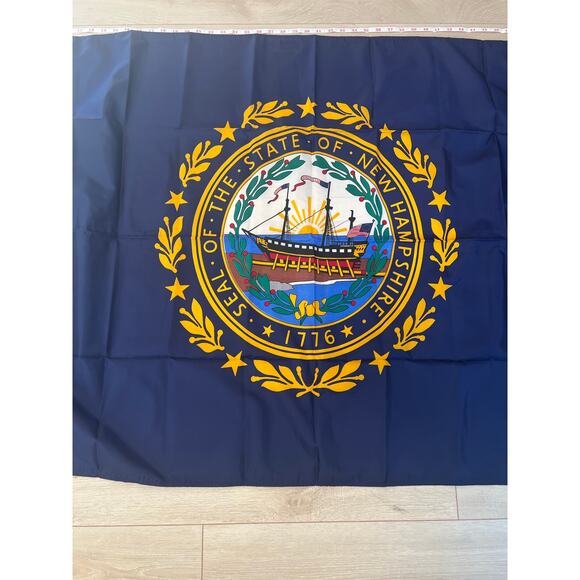 NEW Seal of New Hampshire Outdoor Porch Flag 3X5 JL - Picture 3 of 9